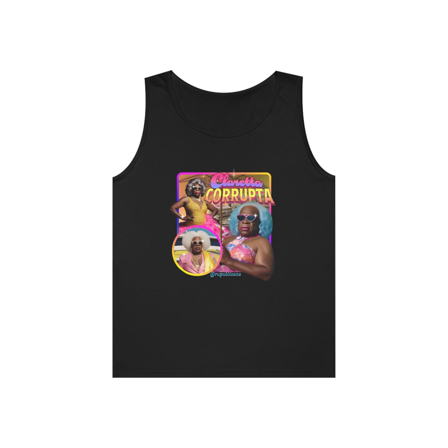 Claretta Corrupta - Gender Inclusive Cotton Tank