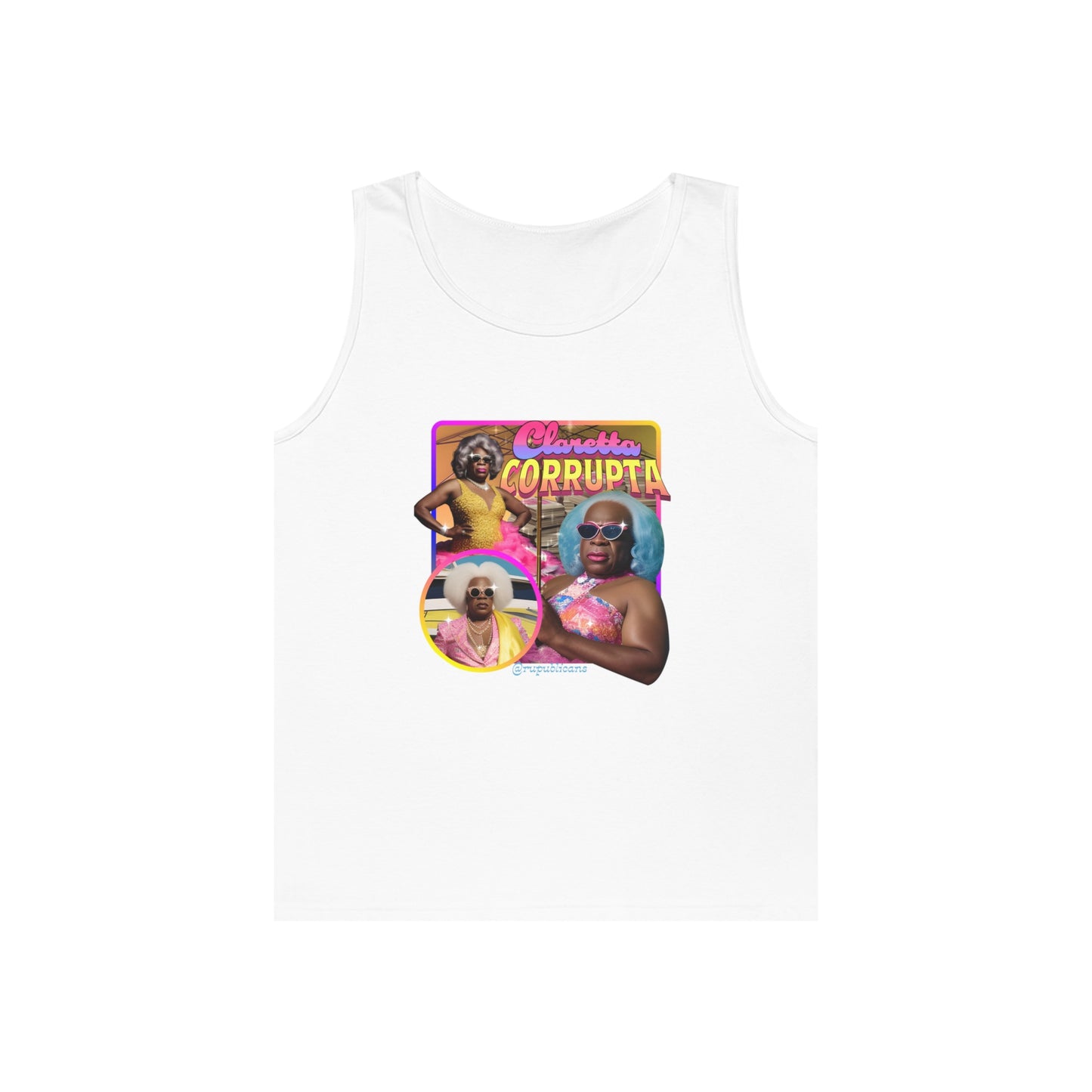 Claretta Corrupta - Gender Inclusive Cotton Tank