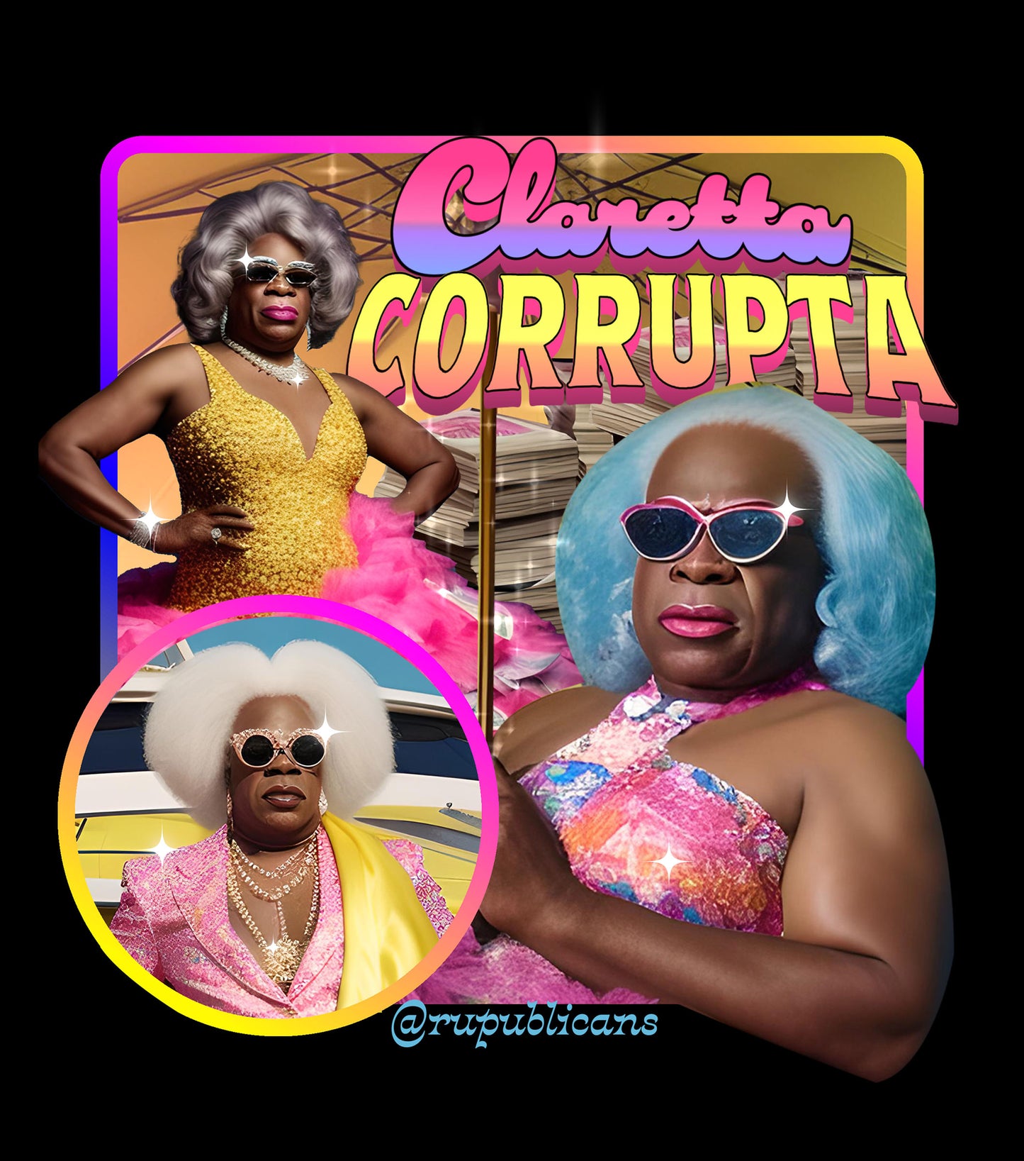 Claretta Corrupta - Softstyle Gender Inclusive Tee