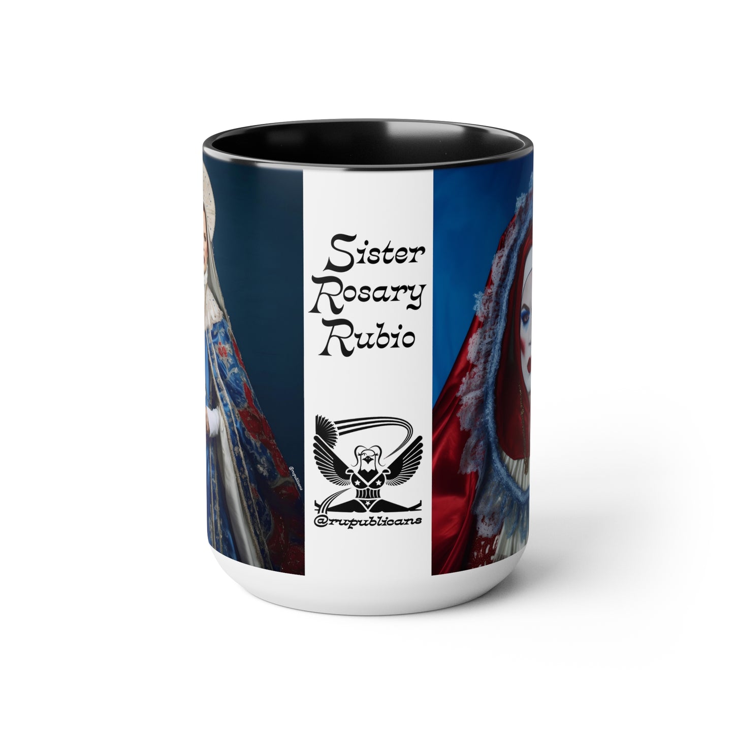 Sister Rosary Rubio Mug, 15 oz